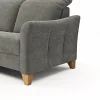 Sofa Canterbury - Recamiere rechts, inkl. Sitzvorzug (motorisch), Stoff, Silbergrau – Bild 3