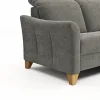 Sofa Canterbury - 2,5-Sitzer inkl. Relaxfunktion/Kopfteil verstellbar (motorisch), Stoff, Silbergrau – Bild 2
