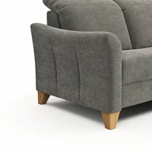 Alternative view of Sofa Canterbury - 2,5-Sitzer inkl. Relaxfunktion/Kopfteil verstellbar (motorisch), Stoff, Silbergrau