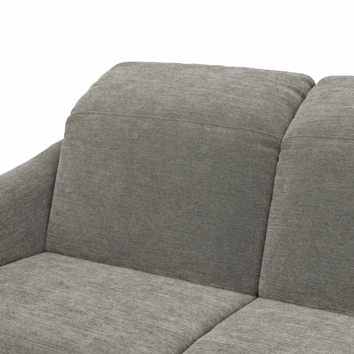 Sofa Canterbury - 2,5-Sitzer inkl. Relaxfunktion/Kopfteil verstellbar (motorisch), Stoff, Silbergrau – Bild 3