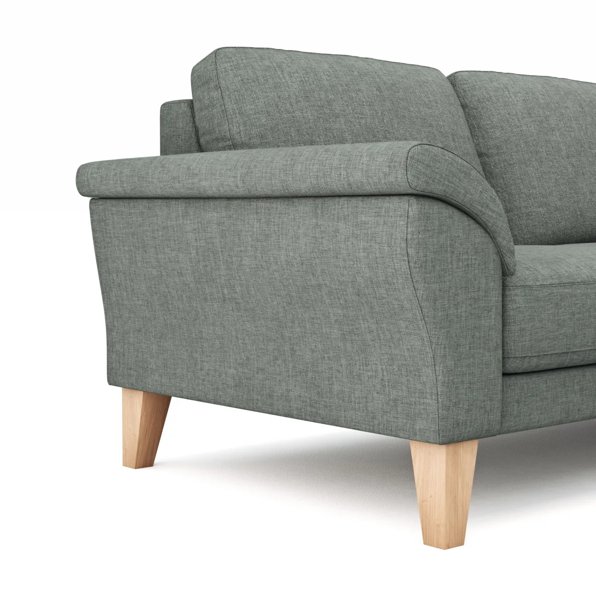 Ecksofa Rockport A - 2,5-Sitzer mit Ecke rechts, Stoff, Grau – Bild 3