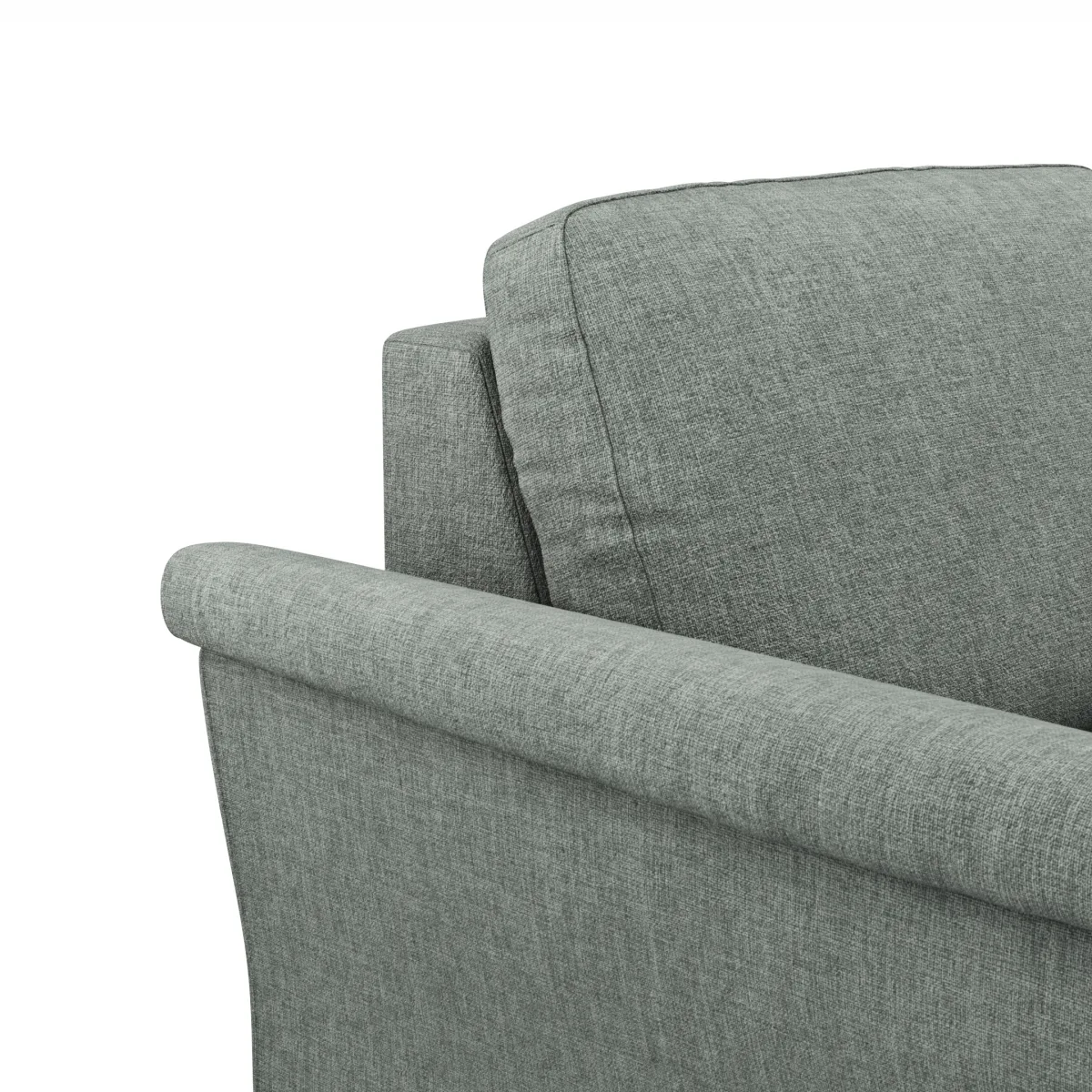 Ecksofa Rockport A - 2,5-Sitzer mit Ecke rechts, Stoff, Grau – Bild 4