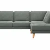 Ecksofa Rockport A - 2,5-Sitzer mit Ecke rechts, Stoff, Grau – Bild 2