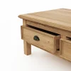 Couchtisch Louisiana - LBH ca. 120x70x45 cm, Wildeiche teilmassiv, geölt – Bild 3