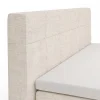 Boxspringbett Alpin - Liegefläche 200x200cm, Stoff, Graubeige – Bild 3