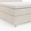 Boxspringbett Alpin - Liegefläche 200x200cm, Stoff, Graubeige – Bild 4
