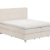 Boxspringbett Alpin - Liegefläche 160x200cm, Stoff, Graubeige – Bild 2