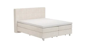 Alternative view of Boxspringbett Alpin - Liegefläche 160x200cm, Stoff, Graubeige