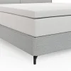Boxspringbett Alpin - Liegefläche 200x200cm, Stoff, Grau – Bild 4