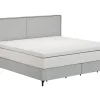 Boxspringbett Alpin - Liegefläche 200x200cm, Stoff, Grau – Bild 2