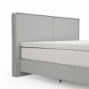 Boxspringbett Alpin - Liegefläche 160x200cm, Stoff, Grau – Bild 4