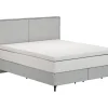 Boxspringbett Alpin - Liegefläche 160x200cm, Stoff, Grau – Bild 2