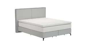 Alternative view of Boxspringbett Alpin - Liegefläche 160x200cm, Stoff, Grau