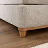 Boxspringbett Alpin - Liegefläche ca. 180x200 cm, Stoff, Graubeige – Bild 3
