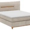 Boxspringbett Alpin - Liegefläche ca. 160x200cm, Stoff, Graubeige – Bild 2