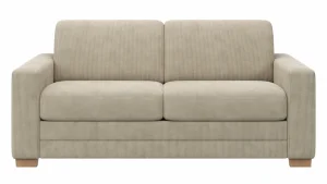 Alternative view of Sofa Lakeville 1 - 2-Sitzer inkl. Schlaffunktion, Gestell Schwarz, Stoff, Beige