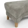 Hocker Stamford - gebogen, Links, LB ca. 89x65 cm, Stoff, Anthrazit – Bild 4