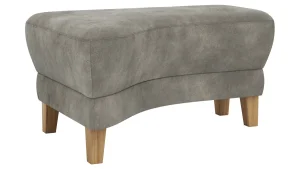 Alternative view of Hocker Stamford - gebogen, Links, LB ca. 89x65 cm, Stoff, Anthrazit