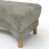 Hocker Stamford - gebogen, Rechts, LB ca. 89x65 cm, Stoff, Anthrazit – Bild 4