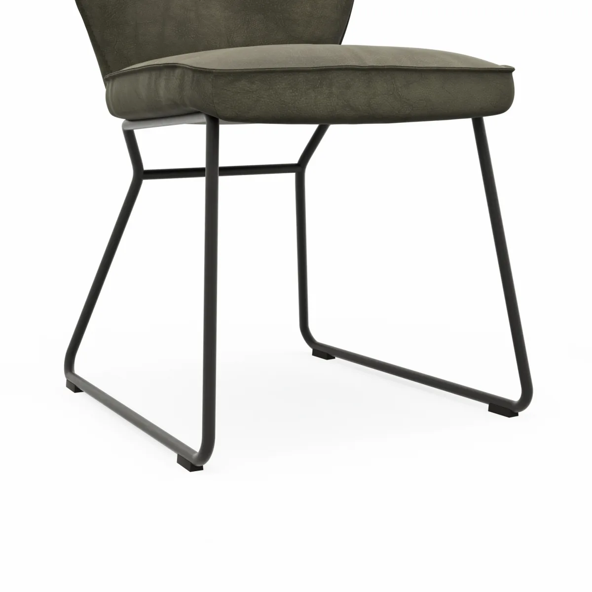 Stuhl Westmore - Stoff, Dunkelgrün – Bild 3