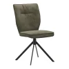 Stuhl Westmore - drehbar, Stoff, Dunkelgrün – Bild 2