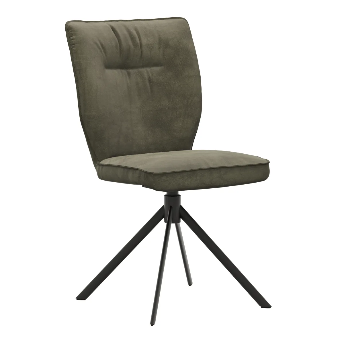 Stuhl Westmore - drehbar, Stoff, Dunkelgrün – Bild 2