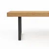 Holzbank Clifton - Breite ca. 200cm, Zerreiche massiv, natur – Bild 3