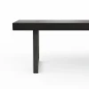 Holzbank Clifton - Breite ca. 220cm, Zerreiche massiv, smoked – Bild 3