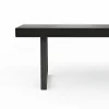 Holzbank Clifton - Breite ca. 200cm, Zerreiche massiv, smoked – Bild 4