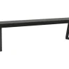 Holzbank Clifton - Breite ca. 200cm, Zerreiche massiv, smoked – Bild 2