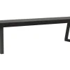 Holzbank Clifton - Breite ca. 180cm, Zerreiche massiv, smoked – Bild 2