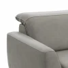 Sofa Tulsa KV - 3-Sitzer, inkl. Sitzvorzug (motorisch) und Kopfteilverstellung, Leder, Graubeige – Bild 4