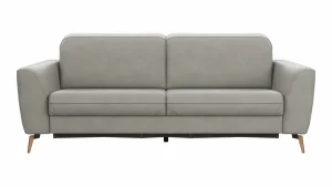 Alternative view of Sofa Tulsa KV - 3-Sitzer, inkl. Sitzvorzug (motorisch) und Kopfteilverstellung, Leder, Graubeige