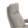 Sessel Tulsa Relax - Größe M, inkl. Fußteil/Rückenlehne verstellbar (motorisch), inkl. Kopfteilverstellung, Stoff, Graubeige – Bild 4