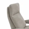 Sessel Tulsa Relax - Größe M, inkl. Kopf-/Fußteil/Rückenlehne verstellbar, Stoff, Graubeige – Bild 4
