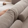 Ecksofa Stormy - Longchair links mit 2,5-Sitzer, Stoff, Graubeige – Bild 4
