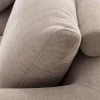 Ecksofa Stormy - Longchair links mit 2,5-Sitzer, Stoff, Graubeige – Bild 3