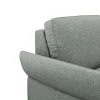 Ecksofa Rockport A - 2,5-Sitzer mit Ecke rechts inkl. Armlehne klappbar, Stoff, Eisblau – Bild 4