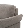 Ecksofa Rockport A - Ecke links mit 2,5-Sitzer rechts, inkl. Sitzauszug (motorisch) und Armlehne klappbar, Stoff, Braun – Bild 3