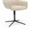Armlehnstuhl Maluhia - drehbar, Stoff, Beige – Bild 4