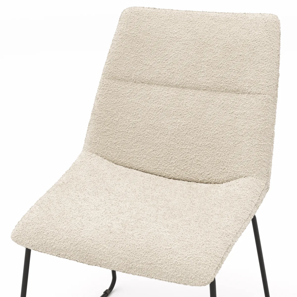 Stuhl Maluhia - Stoff, Beige – Bild 4