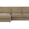 Ecksofa Stormy - Longchairs links mit 2,5-Sitzer, Stoff, Rauchbraun – Bild 2