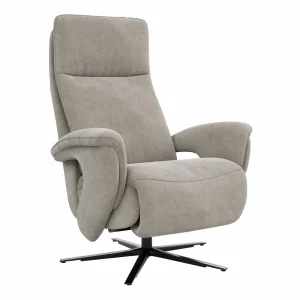 Alternative view of Sessel Tulsa Relax - Größe L, inkl. Kopf-/Fußteil/Rückenlehne verstellbar, Stoff, Graubeige