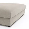 Hocker Stormy - LB ca. 110x110 cm, Stoff, Creme – Bild 3