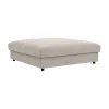 Hocker Stormy - LB ca. 110x110 cm, Stoff, Creme – Bild 2