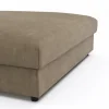 Hocker Stormy - LB ca. 110x110 cm, Stoff, Rauchbraun – Bild 3