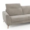 Sofa Tulsa KV - 3-Sitzer, inkl. Kopfteilverstellung, Stoff, Graubeige – Bild 4