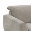 Sofa Tulsa KV - 3-Sitzer, inkl. Sitzvorzug (motorisch) und Kopfteilverstellung, Stoff, Graubeige – Bild 3