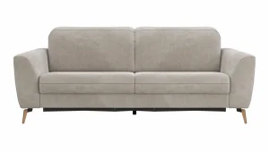 Alternative view of Sofa Tulsa KV - 3-Sitzer, inkl. Sitzvorzug (motorisch) und Kopfteilverstellung, Stoff, Graubeige