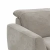 Sofa Tulsa KV - 2,5-Sitzer, inkl. Kopfteilverstellung, Stoff, Graubeige – Bild 3